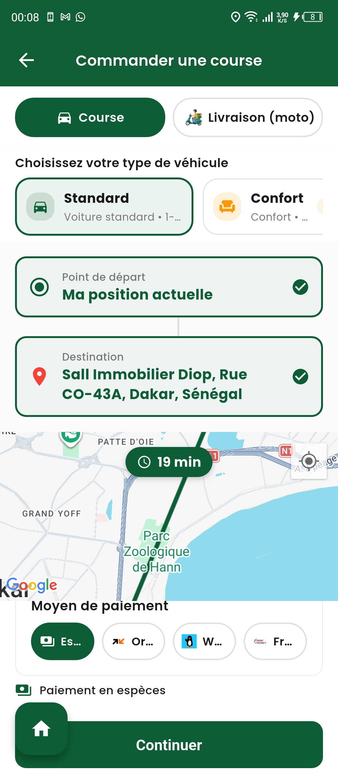 DUDU App - Carte